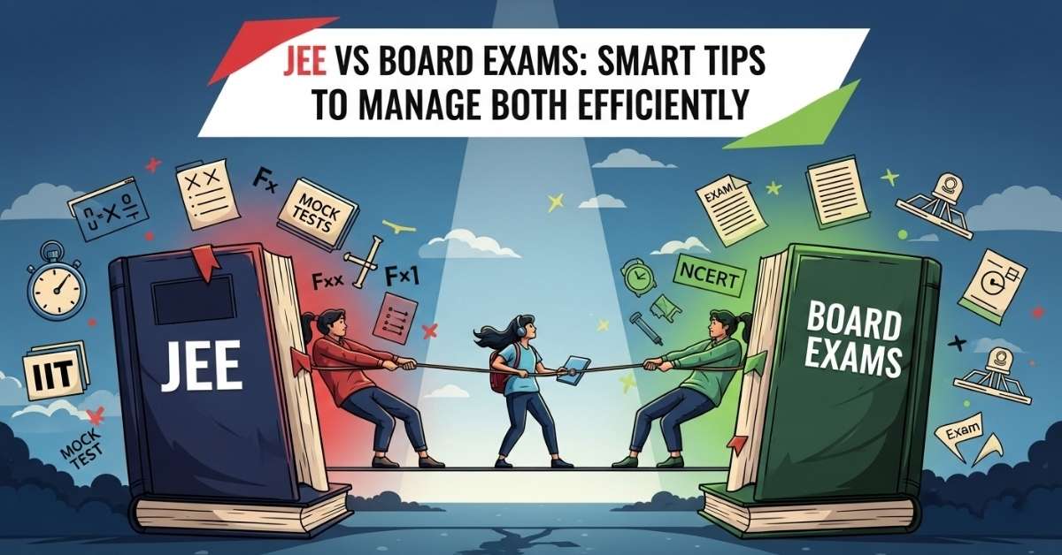 JEE vs Board Exams: Smart Tips to Manage Both Efficiently
